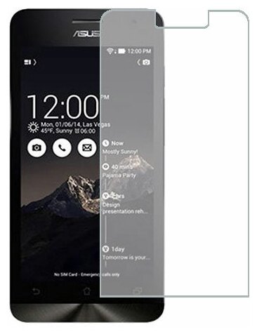 Asus Zenfone 4 A450CG (2014) защитный экран Гидрогель Прозрачный (Силикон) 1 штука