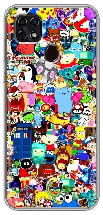 фото Дизайнерский силиконовый чехол для ЗТЕ Блейд 20 Смарт / ZTE Blade 20 Smart