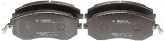 Дисковые тормозные колодки передние Bosch 0 986 494 558 для Subaru (4 шт.)