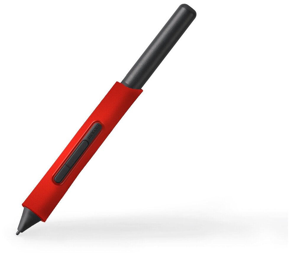 Утолщенная область захвата для пера Intuos / One by Wacom, красный — фото 2