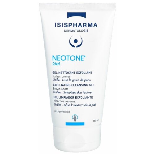 NEOTONE Gel очищающий и отшелушивающий гель для умывания от пигментных пятен, туба, 150 мл ( ISISPHARMA/исисфарма Неотон Гель)