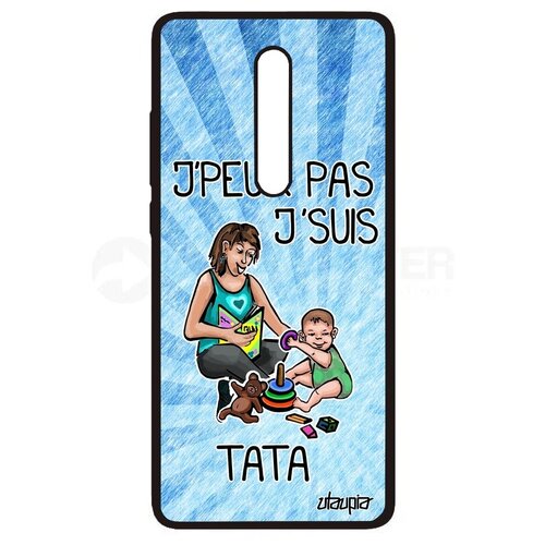 фото Модный чехол на телефон // xiaomi redmi k20 // "не могу - стала тетей!" карикатура пародия, utaupia, голубой