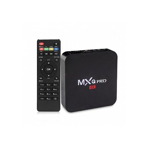 Смарт ТВ приставка MXQ Pro 4K 5G 8GB 128GB (Черная)