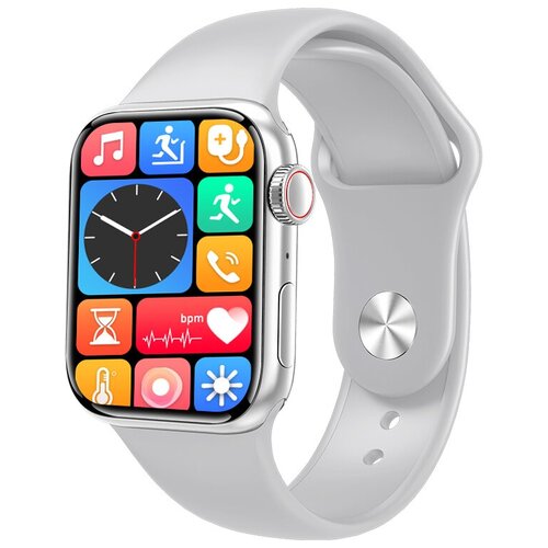 Умные смарт-часы Smart Watch M7 Pro c NFC Смарт часы 45mm женские наручные мужские наручные Серый 248300₽