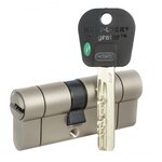 Цилиндр Mul-t-Lock Integrator B-S ключ-ключ (размер 38х33 мм) - Никель, Флажок - изображение