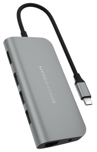 USB Хаб HyperDrive POWER 9-in-1 Hab для USB-C IPadMacBook ProMacBook Air и других устройств