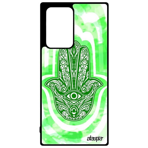 фото Защитный чехол на мобильный // galaxy note 20 ultra // "амулет хамса" фетиш талисман, utaupia, светло-зеленый