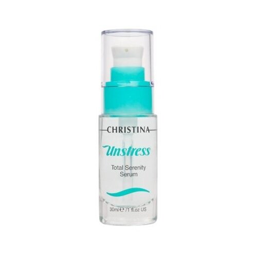 Christina Unstress Total Serenity Serum Успокаивающая сыворотка с огурцом, 30 мл.