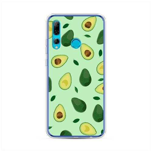 фото Силиконовый чехол "blue avocado" на huawei p smart plus 2019 / хуавей п смарт 2019 case place