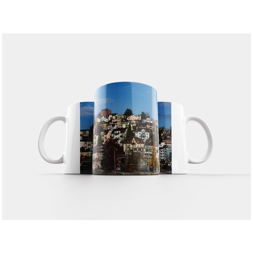 фото Кружка "люцерн, город, городской пейзаж" 320 мл lotsprints