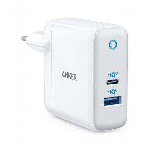 фото Сетевое зарядное устройство anker powerport atom iii, usb a/usb type- c, 33вт, белый