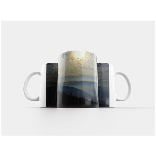 фото Кружка "горы, деревья, зима" 320 мл lotsprints