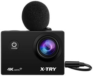 X-TRY Видеокамера экшн X-TRY XTC182 EMR POWER KIT 4K WiFi