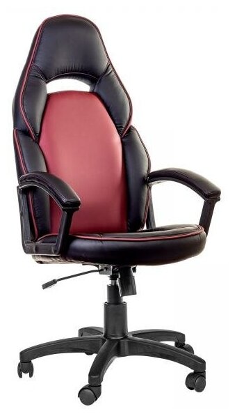 Компьютерное кресло Racer Черно-бордовый офисное