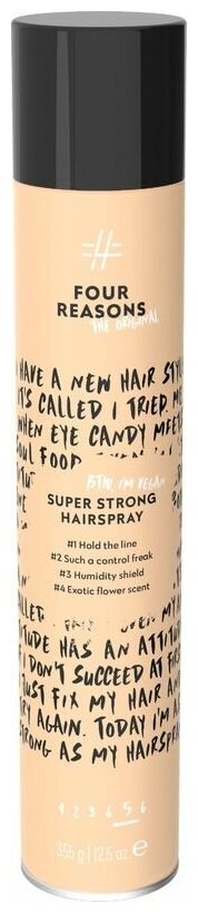 Лак для волос суперсильной фиксации Four Reasons Original Super Strong Hairspray 500 мл