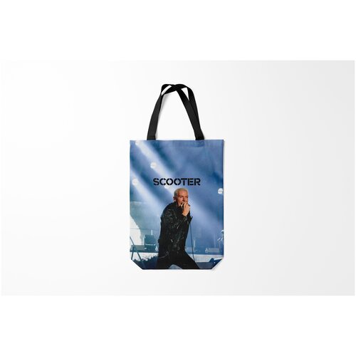 фото Сумка-шоппер / 31х42 см / разная музыка / клубная scooter burnettie