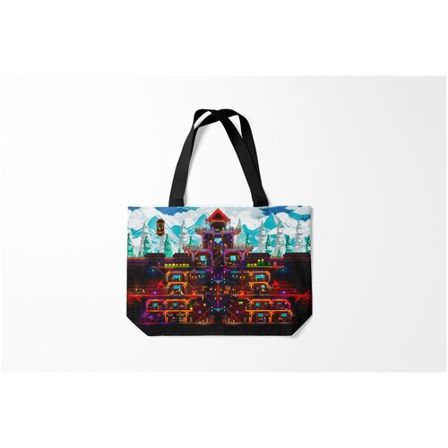 фото Сумка-шоппер / 46х35 см / геймерам / разные игры terraria burnettie