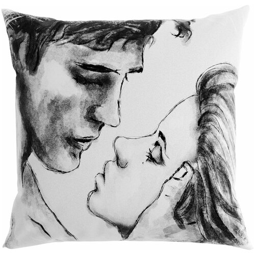 фото Подушка декоративная сирень "вместе навсегда", 40*40 см.