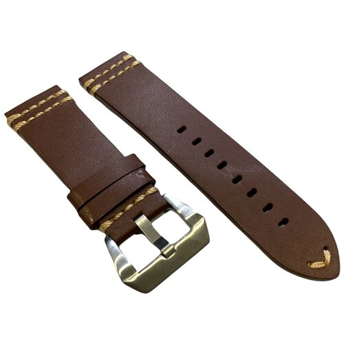 фото Ремешок для часов кожаный 24мм нет бренда