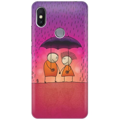 RE: PAЧехол - накладка ArtColor для Xiaomi Redmi S2 с принтом Парочка под дождем re pa чехол накладка artcolor для xiaomi redmi 9c с принтом парочка под дождем