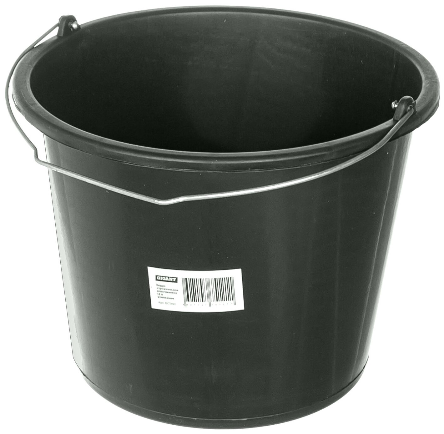 фото Строительное пластиковое ведро Gigant 12л, усиленное BCT NM-012