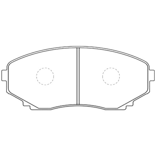 Колодки тормозные mazda cx-7/cx-9 07- передние