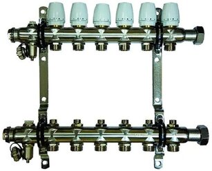 Коллекторная группа 1" х 3/4 - 6 контуров Millennium
