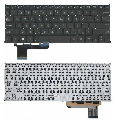 Клавиатура для Asus X201 X201E X202 X202E S200 0KNB0-1122US00 (черный)