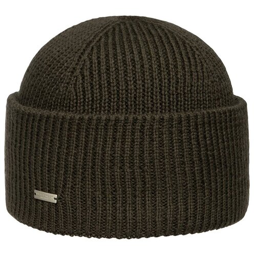 фото Шапка с отворотом seeberger 18236-0 turn-up beanie, размер one