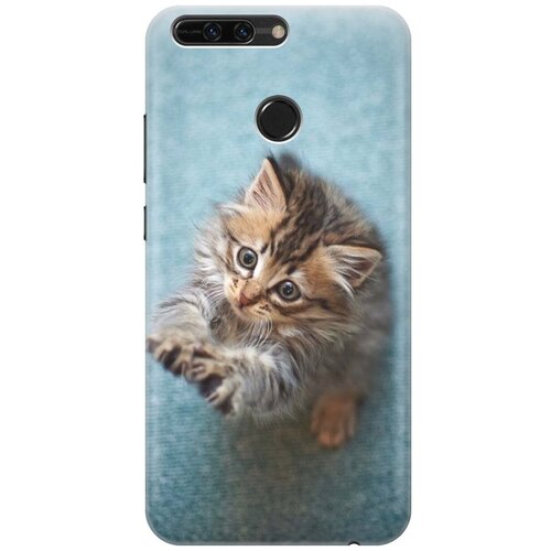 фото Re:pa накладка transparent для sony xperia l1 с принтом "котёнок на голубом"