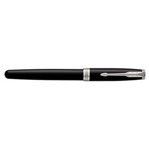 Ручка роллер Parker Sonnet Core T539 1931501 LaqBlack СT F черные чернила подар. кор.
