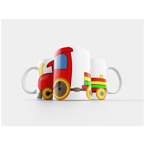 фото Кружка "игрушечный поезд, игрушки, играть" 320 мл lotsprints