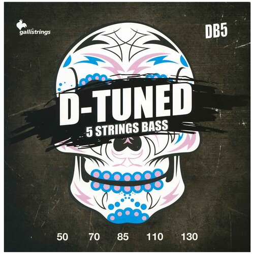 струны для бас гитары galli strings msb40105 Струны для бас-гитары Galli Strings DB5 50-130