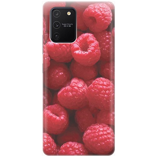 фото Re:pa накладка transparent для samsung galaxy s10 lite с принтом "малинки"