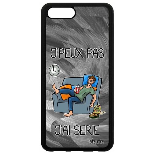 фото Чехол на honor v10 / view 10, "не могу - у меня сериал!" комикс фильм utaupia