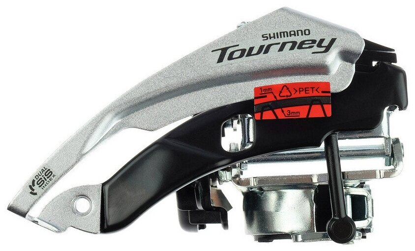 Shimano Переключатель передний Shimano FD-TY500 31.8 мм, ун. тяга, цвет Серебристый