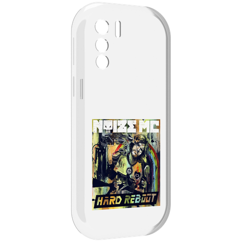 Чехол MyPads Hard Reboot Noize MC для UleFone Note 13P задняя-панель-накладка-бампер