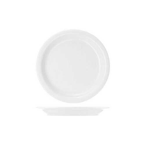 фото Тарелка пирожковая «америка» d=16.5, h=1.8см; белый (lubiana)