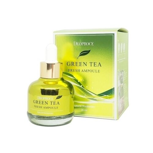 DEOPROCE GREEN TEA FRESH AMPOULE Сыворотка для лица с зеленым чаем 30мл