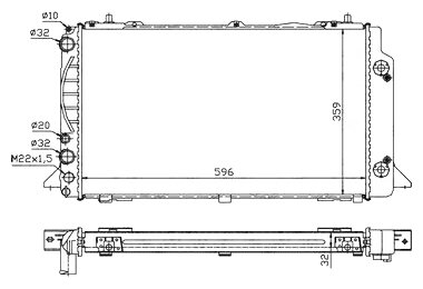 Радиатор охлаждения Stellox 10-25248-SX