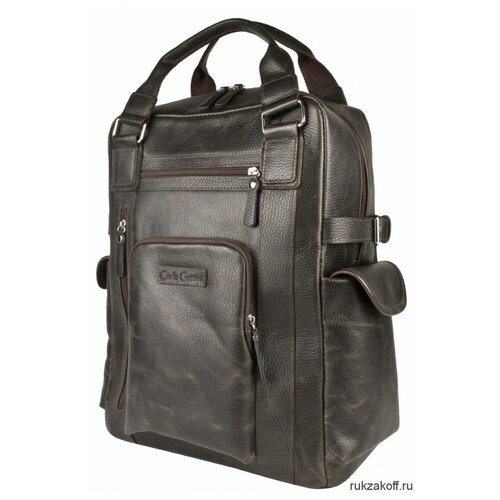 фото Кожаный рюкзак carlo gattini corruda brown
