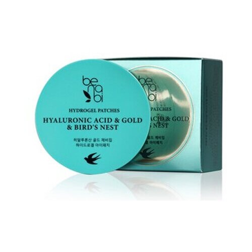 Патчи для век Benabi с золотом , гиалуроновой кислотой и гнездом ласточки 60шт