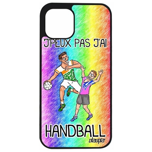 фото Чехол для мобильного apple iphone 12 pro, "не могу - у меня гандбол!" повод юмор utaupia