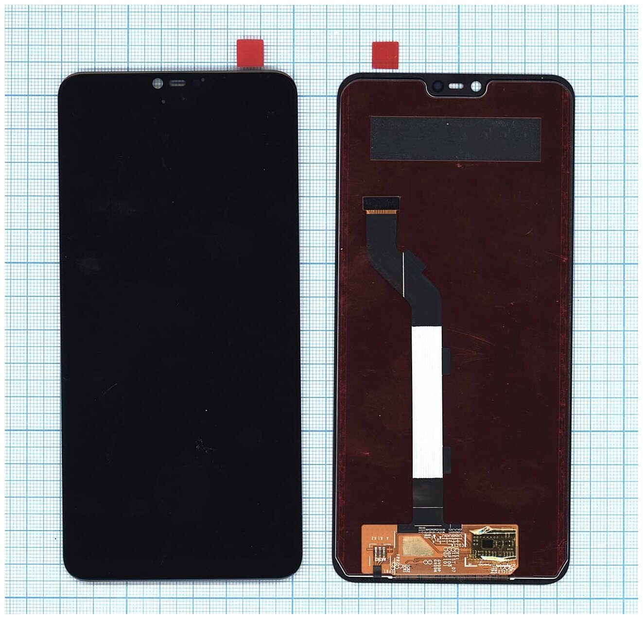 Дисплей для Xiaomi Mi 8 Lite в сборе с тачскрином черный