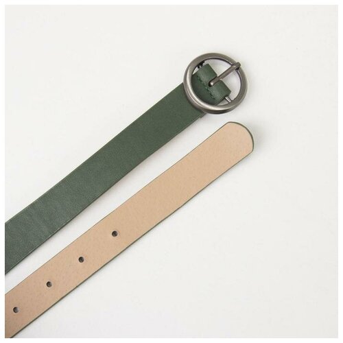 фото Пк кидс тойз дв ремень женский, ширина 2,3 см, гладкий, пряжка металл, цвет зелёный mikimarket