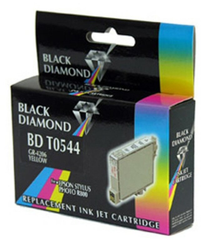 Картридж Black Diamond (T054440) Yellow для Epson R800