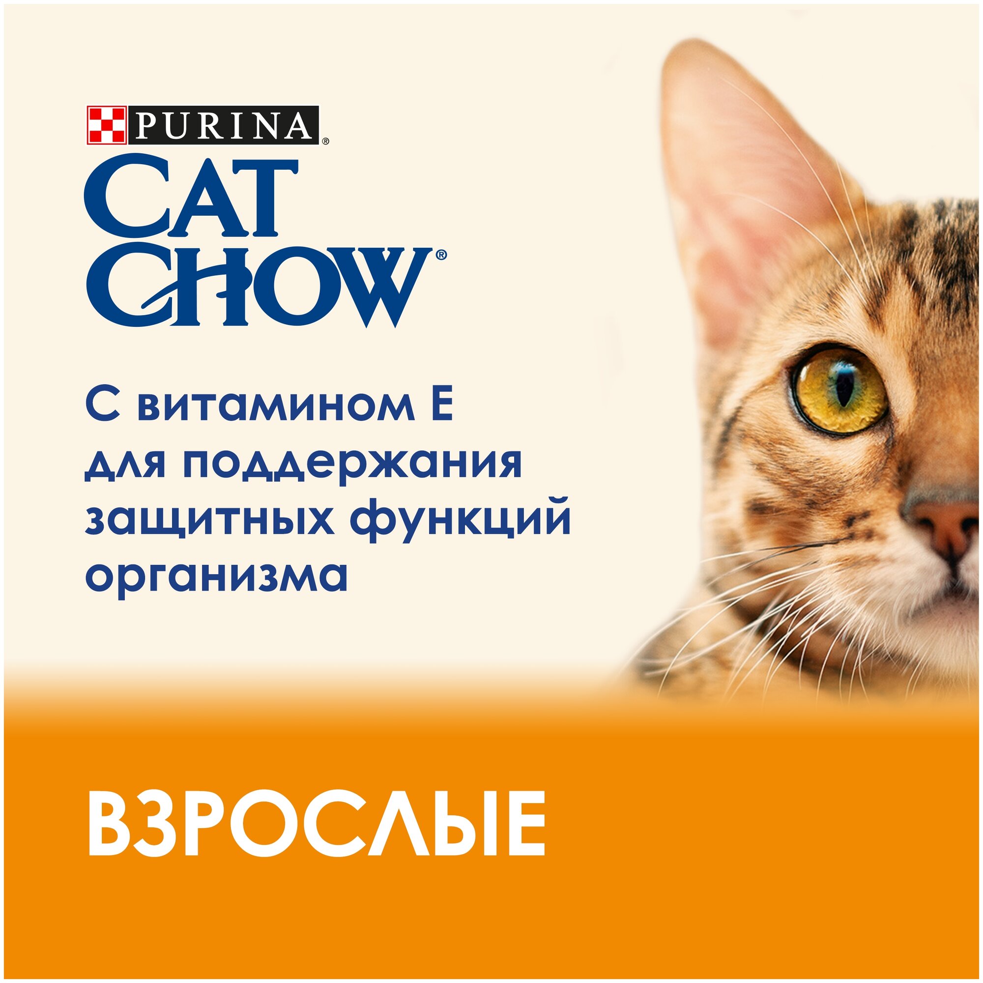 Влажный корм для кошек CAT CHOW с говядиной и баклажанами 26 шт. х 85 г (кусочки в желе) - фотография № 12