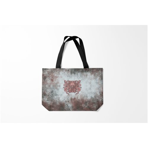 фото Сумка-шоппер / 46х35 см / популярные иллюстрации / мифические существа ктулху cthulhu burnettie