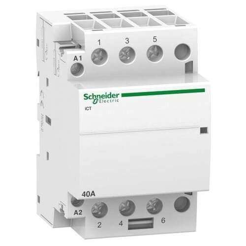 Schneider Electric Контактор мод. iСТ Acti9 40А 3п 3НО 230/240В SchE A9C20843