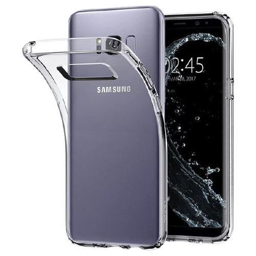 Силиконовый чехол на Samsung Galaxy S8 / Самсунг С8 прозрачный противоударный силиконовый чехол алмаз графика на samsung galaxy s8 самсунг галакси с8